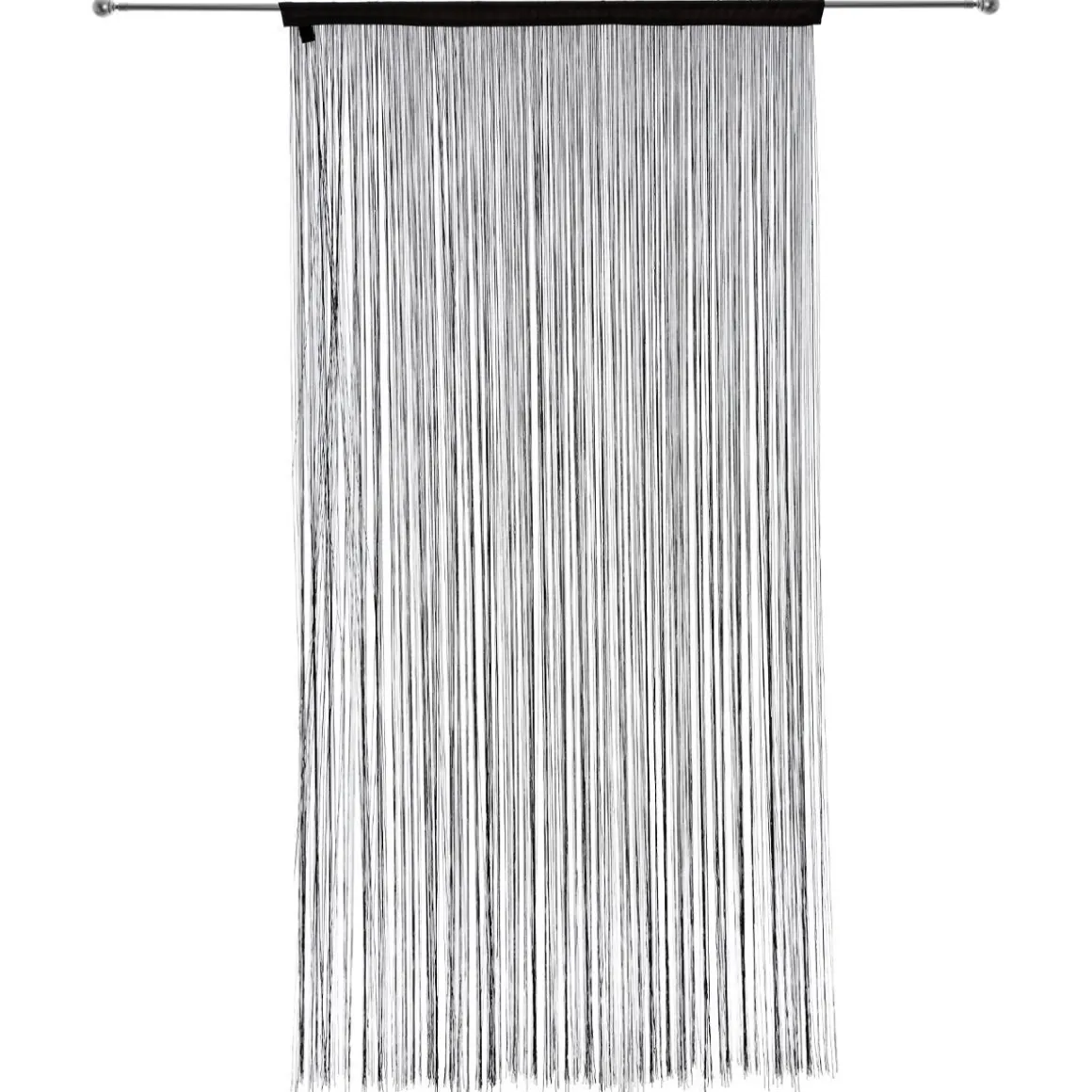 RIDEAU FIL NOIR 90X200CM