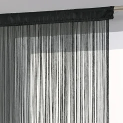 RIDEAU FIL NOIR 120X240CM