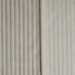 RIDEAU FLANELLE COTELE ARUM IVOIRE 140X260CM