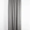 RIDEAU INFINI ANTHRA 140X280CM GALON FRONCEUR PATTE CACHEE