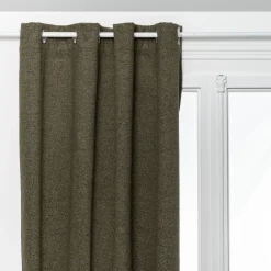 RIDEAU ISOLANT OCCULTANT SOANA KAKI 140X260CM