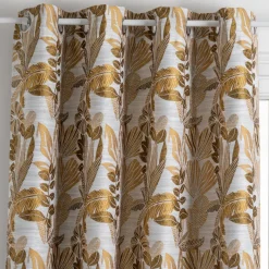 RIDEAU JACQUARD BEJUCO OCRE 140X260CM
