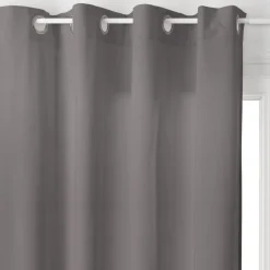 RIDEAU LILOU GRIS FONCE 140X260CM