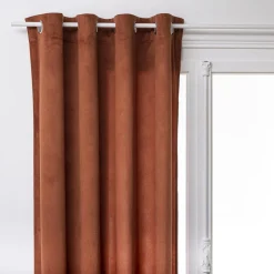 RIDEAU LILOU TERRACOTTA 140X260CM
