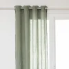 RIDEAU LIN LINAH CELADON 130X260CM