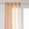 RIDEAU LIN LINAH ROSE 130X260CM