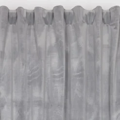RIDEAU MISTY GRIS 135X280CM GALON FRONCEUR