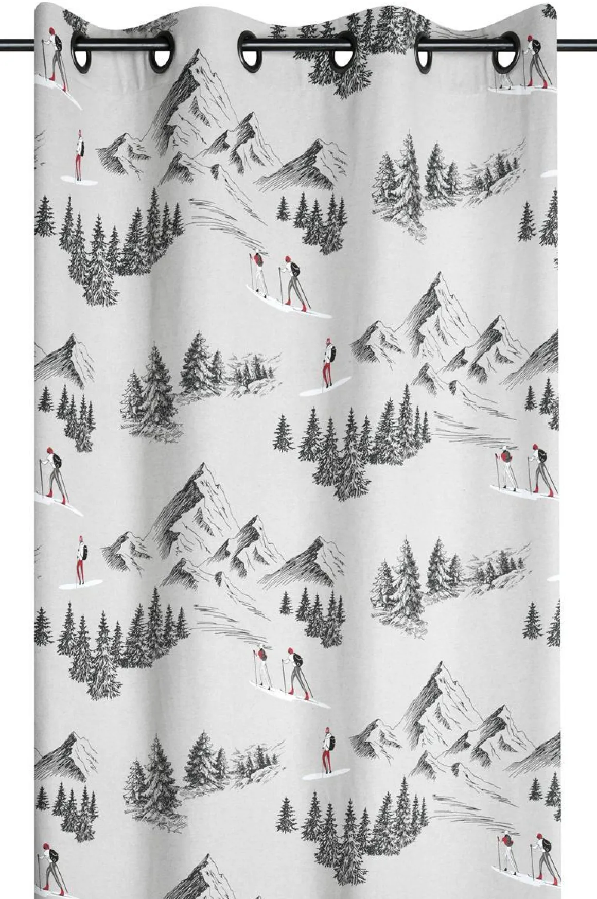 RIDEAU MONTAGNE 145X240CM ANTHRACITE