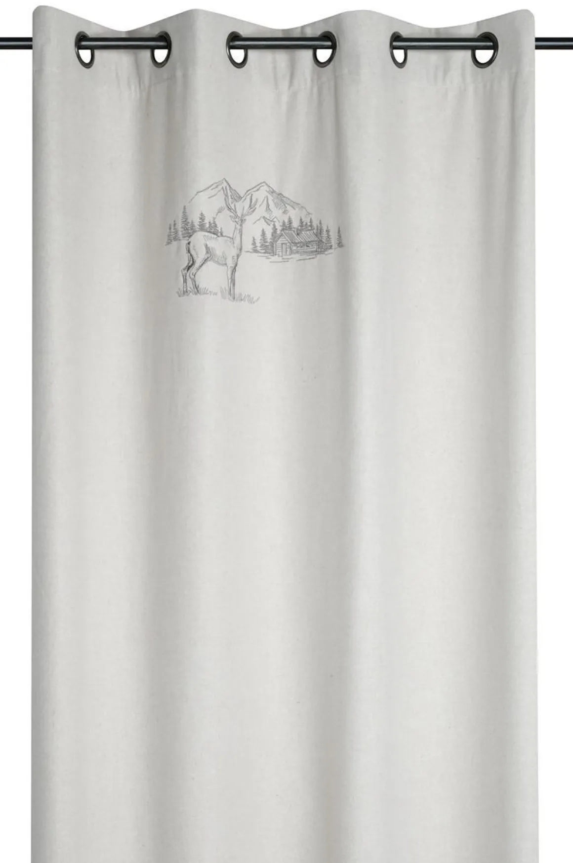 RIDEAU MONTAGNE 135X260CM NATUREL