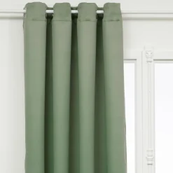 RIDEAU OCCULTANT CELADON 135X240CM X2 PIECES