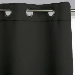 RIDEAU OCCULTANT NOIR 135X240CM X2 PIECES