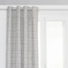 RIDEAU OCCULTANT SLUB SETH GRIS CLAIR 140X260CM