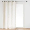 RIDEAU OEILLETS 140X260CM EFFET LIN TISSE IGOR