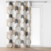RIDEAU OEILLETS 140X240CM IMPRIME METAL DENALI