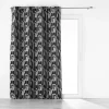 RIDEAU OEILLETS 140X260CM JACQUARD MEDICIS NOIR