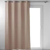 RIDEAU OEILLETS 135X260CM OCCULTANT OCCULTISS NOISETTE