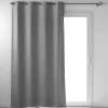 RIDEAU OEILLETS 135X260CM OCCULTANT OCCULTISS GRIS