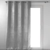 RIDEAU OEILLETS 135X240CM OCCULTANT VELOURS MELODIE GRIS