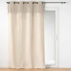 RIDEAU OEILLETS 140X240CM POLYCOTON UNI TESSA BEIGE