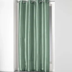 RIDEAU OEILLETS 140X240CM SHANTUNG UNI SHANA SAUGE