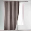 RIDEAU OEILLETS 140X260CM THERMIQUE ICEMOUNT TAUPE