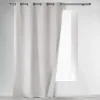 RIDEAU OEILLETS 140X260CM THERMIQUE ICEMOUNT NATUREL
