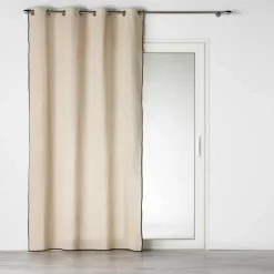 RIDEAU OEILLETS 140X240CM UNI CAPRIA