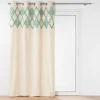 RIDEAU OEILLETS 140X240CM UNI TUFTE ATHENA SAUGE