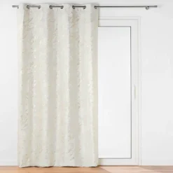 RIDEAU OEILLETS 140X260CM VELOURS METAL MARIUS