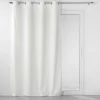 RIDEAU OEILLETS 140X260CM VELOURS VELOURIANE BLANC