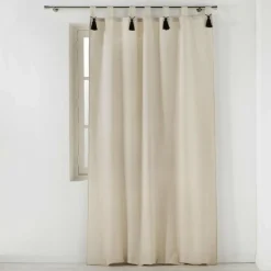 RIDEAU PASSANTS 140X240CM UNI CYRINE