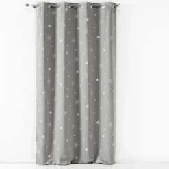 RIDEAU 140 X 240 CM OCCULTANT PHOSPHORESCENT NIGHT GRIS