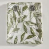 RIDEAU 140X240CM OEILLET FLORALE KAKI
