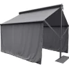 RIDEAUX SALSA 2X4M ARDOISE