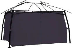 RIDEAUX TONNELLE MALDIVES 4X3M ARDOISE