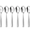 RIGA LOT 6 CUILLERES A SOUPE INOX EN VRAC