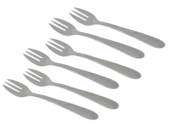 RIGA LOT 6 FOURCHETTES A HUITRE INOX