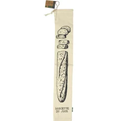 SAC A PAIN UNE BAGUETTE EN TOILE 70X10CM