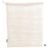 SAC A VRAC REUTILISABLE MAILLES COTON X2