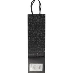 SAC CADEAU BOUTEILLE MOTIF ARGENT PAPIER