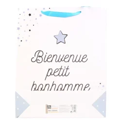 SAC CADEAU NAISSANCE 27X8X32CM PUERICULTURE
