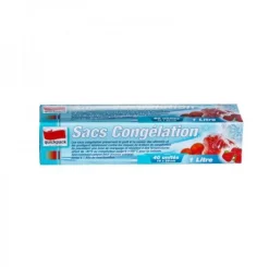 40 SACHETS CONGELATION 1L 18X25CM
