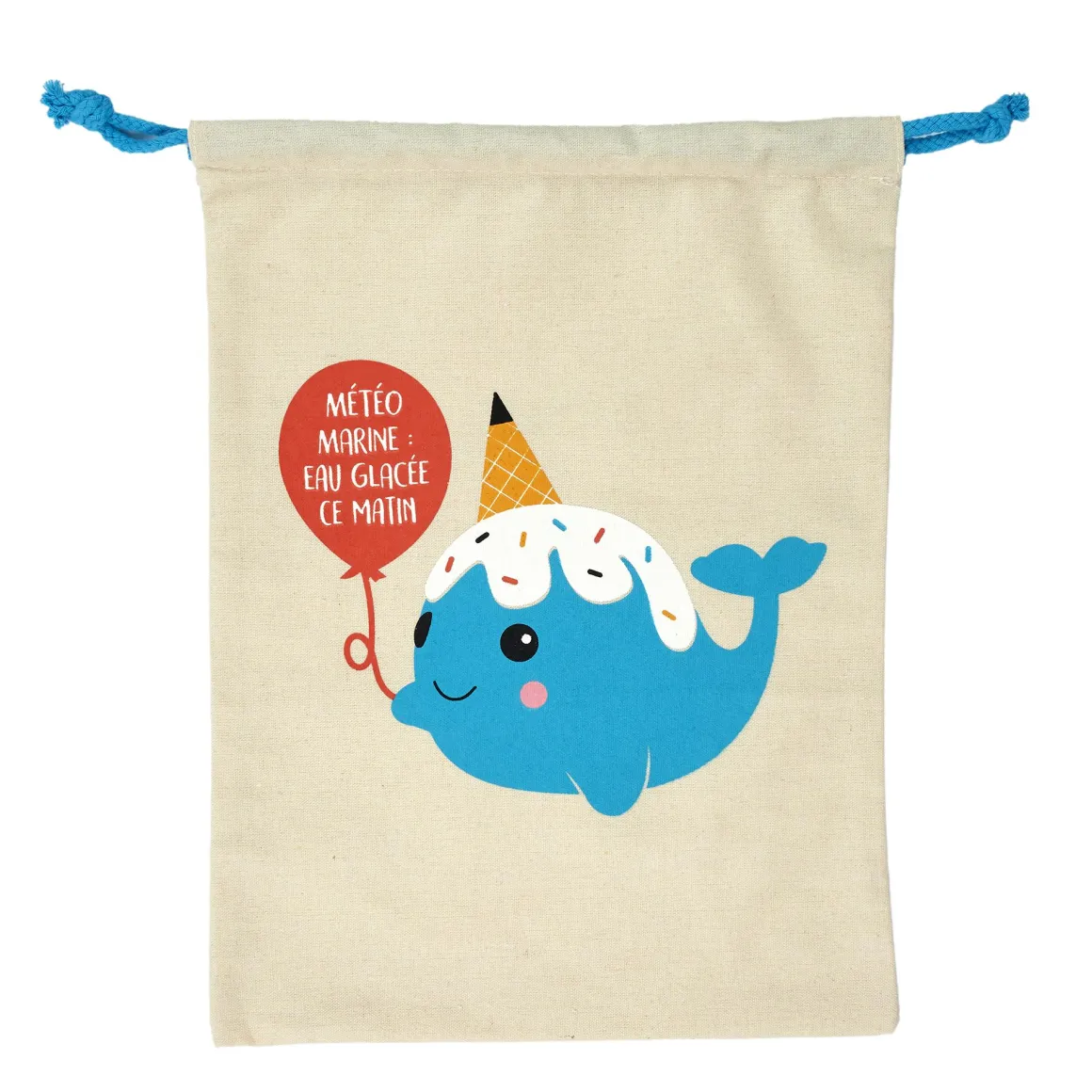 SAC PYJAMA TOILE 35X27CM
