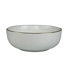 SALADIER PORCELAINE BORD DORE 20.6CM