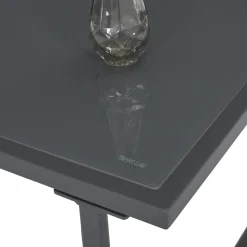 SALON JARDIN ESSENTIEL ANTHRACITE 4 PLACES
