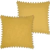 SANCHEZ COUSSIN 40X40CM MOUTARDE