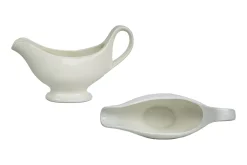 SAUCIERE CERAMIQUE BLANC 18.5X6.5CM
