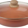 SAUTEUSE CERAMIQUE ALUMINIUM 26CM TERRACOTTA