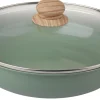 SAUTEUSE CERAMIQUE ALUMINIUM 26CM VERT