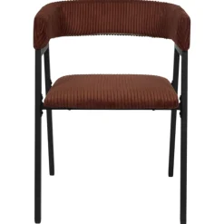 SCOTT FAUTEUIL DESIGN COTELE TERRACOTTA